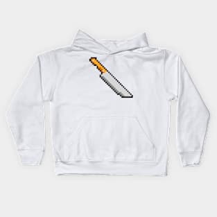 Pixelated Chef's Knife Kids Hoodie